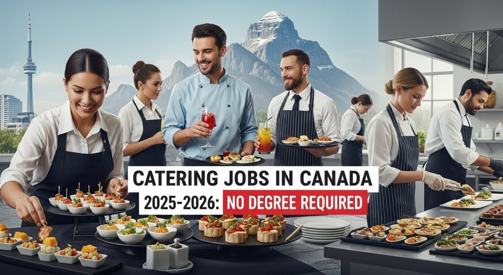 Catering Jobs in Canada 2025–2026: No Degree Required